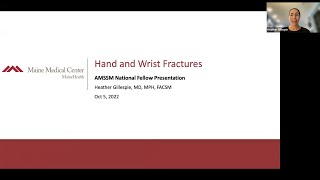 Hand and Wrist Fractures | National Fellow Online Lecture Series