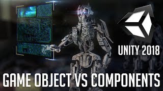 What are Components vs GameObjects Explained | Unity 2018 Tutorial
