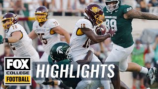 Central Michigan Chippewas vs. Michigan State Spartans Highlights | CFB on FOX