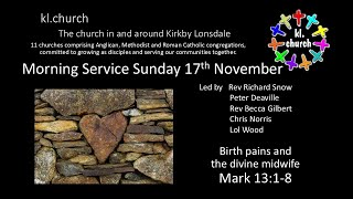 Morning Service Sunday 17th November