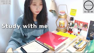 🦋25.02.19 수🦋(50/10)Study with me live |편입준비생| 수의대 도전기 |모닥불ASMR|bonfire|스터디윗미|라이브 실시간|뽀모도로