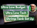 Low Budget, Low Tech Shrimp Tank Set Up - AN EASY WAY TO SET UP AN AQUARIUM FOR BOTH FISH AND SHRIMP