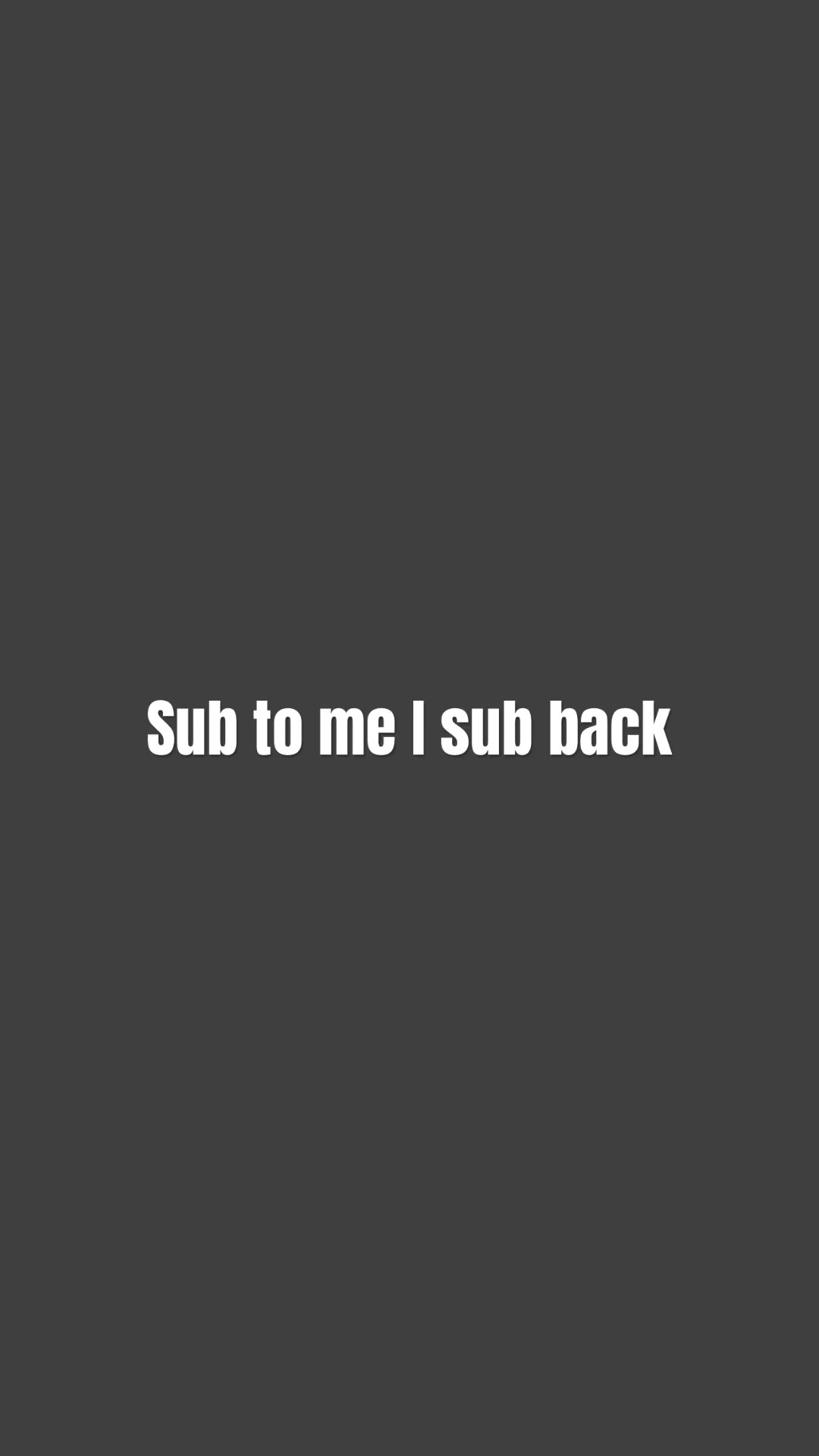 Sub To Me I Sub Back Almost At 50 And I Can Stream For Y All Love You