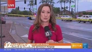 Peoria Unified close schools after overnight storms knock out power
