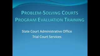 Program Evaluation Training