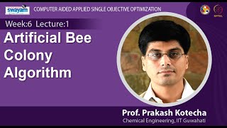 Lec 17 : Artificial Bee Colony Algorithm