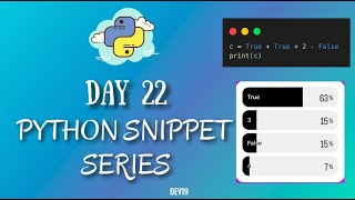 Python Questions Series - 22 | #python #coding #mcq #snippets #code #pythonprogramming #viral #757