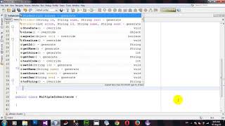 How to Make Multiple Inheritance Class from Java Netbeans
