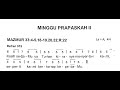 [Edisi Baru] Minggu, 5 Maret 2023 - MINGGU PRAPASKAH II (Kedua) - Mazmur Tanggapan - Tahun A