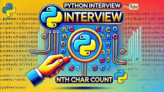 Nth Character count in given string! Must-Know Interview Question! #DataEngineering #Python #coding