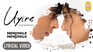 Uyire | Nenjinile Nenjinile - Lyric | Shah Rukh Khan | Manisha Koirala | Mani Ratnam | ARR |Ayngaran