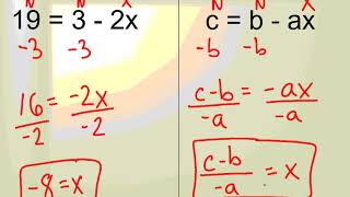 Algebra 1 1.5 Day 1 Rewrite Equations and Formulas