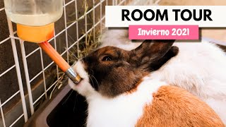 ROOM TOUR de mis conejos - INVIERNO 2021 🏡❤️🐰