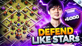 STARS DIAMOND Legend Base Crushes ROOT RIDERS* | TH16 Base Link Clash of Clans