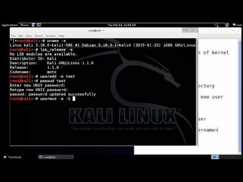 How to Add Users in Kali Linux How to Add Users in Kali Linux
