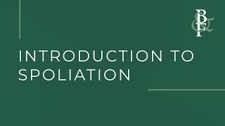 Litigation Basics: Introduction to Spoliation