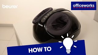 How to Use the Beurer Shiatsu Heated Foot Massager