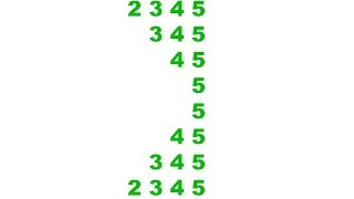Number pattern program in java series 4(Hindi)