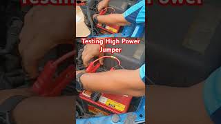 Testing High Power Jumper #diy #automobile #powerbank #car #bateri #battery