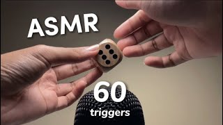 ASMR 1 minute 60 triggers