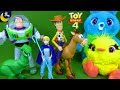 LOTS of New Toy Story 4 Toys Bo Peep Woody True Talkers Buzz Lightyear Sneak Peek Kids Toy Videos