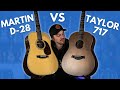 Martin D-28 vs Taylor 717 - Dreadnought Comparison