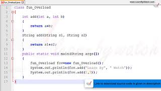 Function Overloading in JAVA ( Hindi / Urdu)