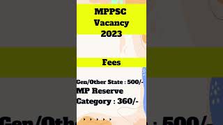 MPPSC Notification 2023 | MPPSC Assistant Professor Vacancy 2023 | @TalkStory0 #jobs #vacancy #short