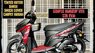 Vlog | Simple Makeup Utk Cik EVA | YAMAHA EGO AVANTIZ 125 | Std Witu Windah 😂