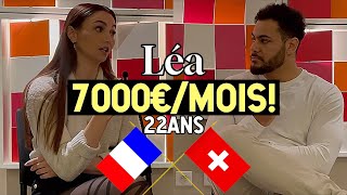 Léa 22ans frontalier SUISSE 7000€/mois!￼