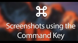 Mac 101 Tips #7   Screenshots using the Command Key HD