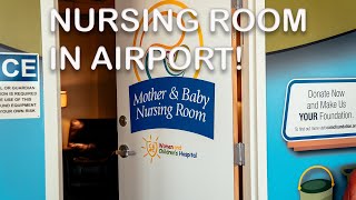 Nursing Room at CRW. Family friendly airport!