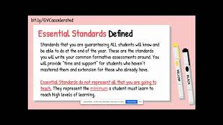AFUHSD GVC Acceleration Training 2 - Selecting Essential Standards