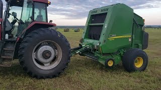 Baling The Hay!  Another 200 Bales!