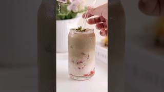 Refreshing and Earthy Strawberry Hojicha with Milk Recipe