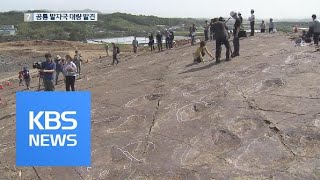 산단 공사 현장서 ‘공룡 발자국’ 대량 발견…발톱·지문 선명 / KBS뉴스(News)