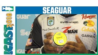 Seaguar NEW 600yd Spool Size of Seaguar InvizX Fluorocarbon with Mark Daniels Jr. | iCast 2018