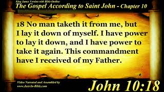 The Gospel of John Chapter 10 - Bible Book #43 - The Holy Bible KJV Read Along Audio/Video/Text