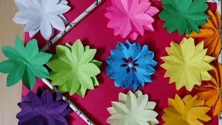 DIY Paper Flower for Home Decoration  Flowers  #rose #ribbon #diy #flowers #paper flower  #craft