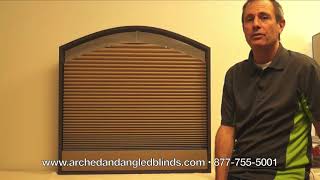 Arch Blind Motorized Explained | Remote Control Motorized Arched Shade | Arched Window Treatment