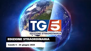 Tg5 - Edizione Straordinaria (ore 15:10) | 24 giugno 2023