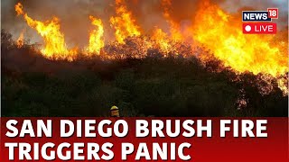 San Diego Fire LIVE Updates | Fire Scare In San Diego | San Diego Fire Evacuation Underway | N18G