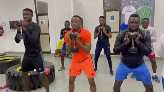 ALIKIBA AND HIS PERSONAL TRAINER(DENZEL TRAINER)