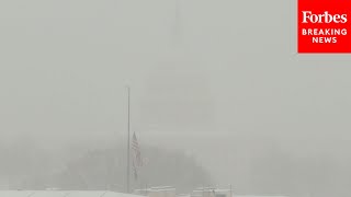 Winter Storm Snowfall Hits Washington, D.C.