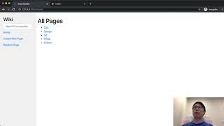 CS50 Web Programming: Project 1: Wiki