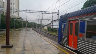 CPTM Série 1700 / 1734 Patinando na chuva