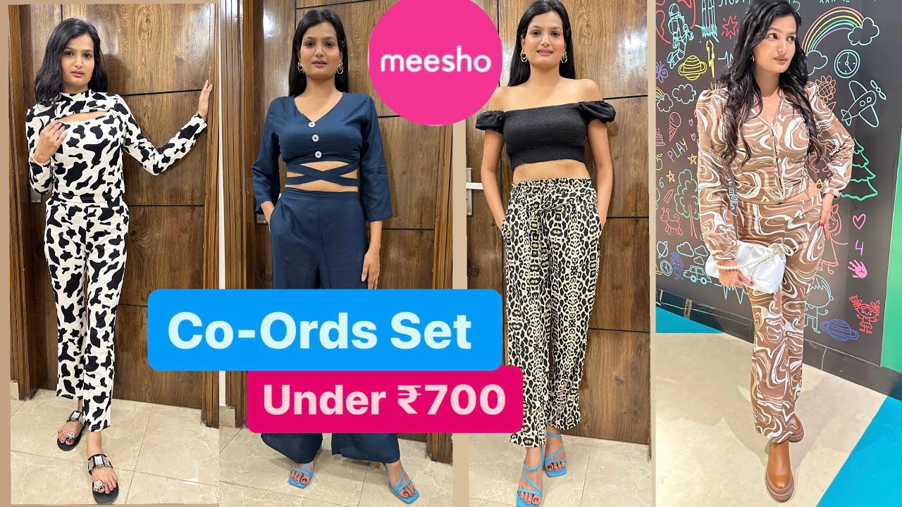 Messho Co-ords Under ₹700 || Messho Co-ords Set || Co-ord Set Haul ...