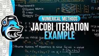 Jacobi Iteration Method Example | Numerical Methods