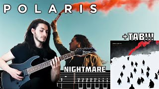 POLARIS - NIGHTMARE (Guitar Cover + TAB) NEW SONG 2023!!!