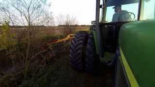 Tractor Mowing Ditches